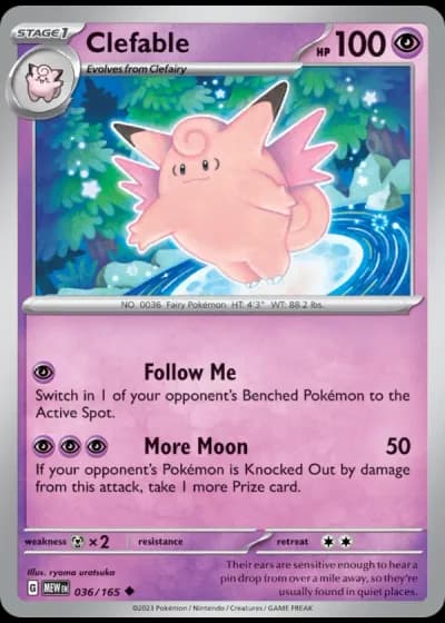 Clefable #036/165 — 151