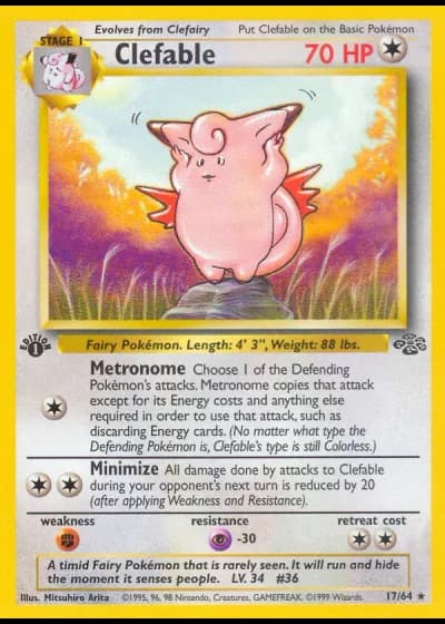 Clefable #17/64 — Jungle