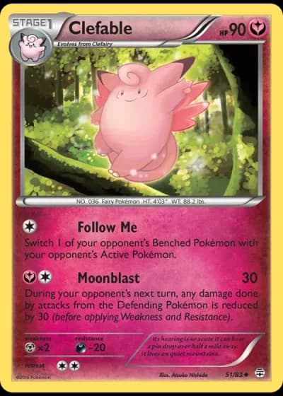 Clefable #51/83 — Generazioni