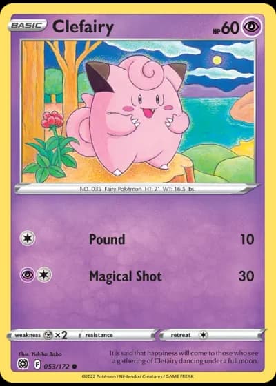 Clefairy #053/172 — Brilliant Stars