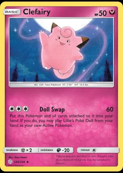 Clefairy #144/236 — Cosmic Eclipse