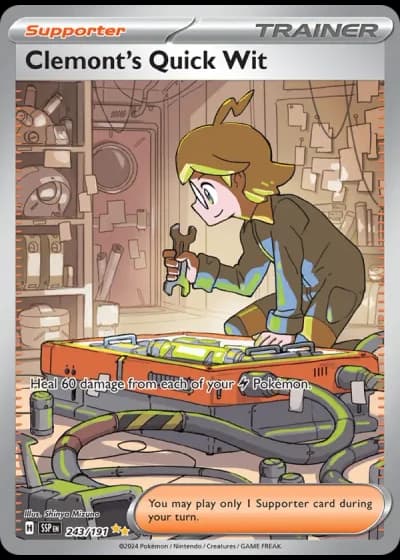 Clemont's Quick Wit #243/191 — Surging Sparks