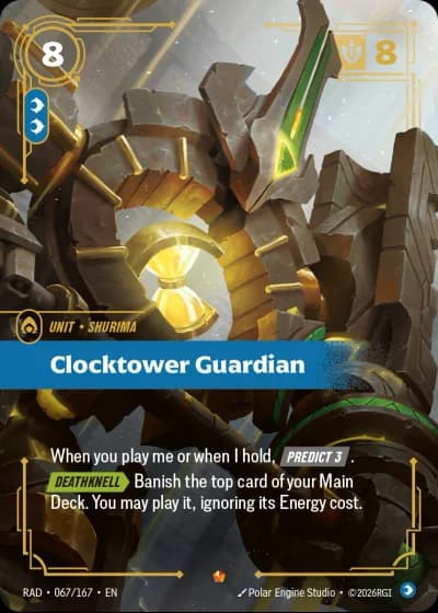 Clocktower Guardian #067/189 — Radiance