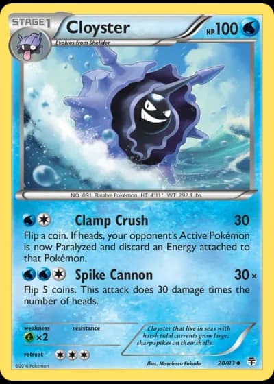 Cloyster #20/83 — Generazioni