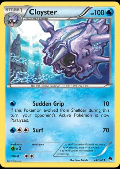 Cloyster #24/122 — BREAKpoint