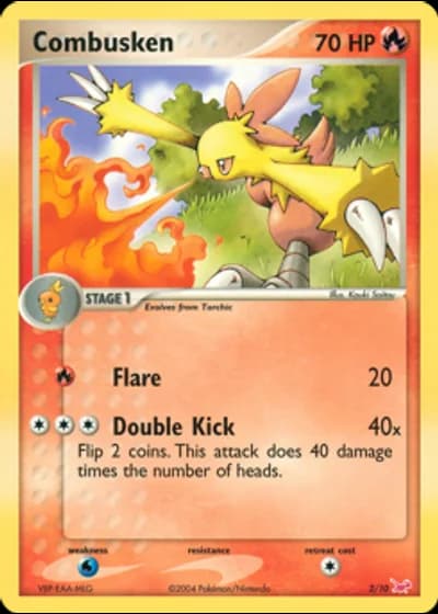 Combusken #2/10 — EX trainer Kit (Latias)