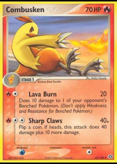 Combusken #25/106 — Emerald