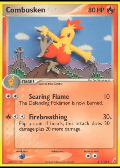 Combusken #31/100 — Crystal Guardians