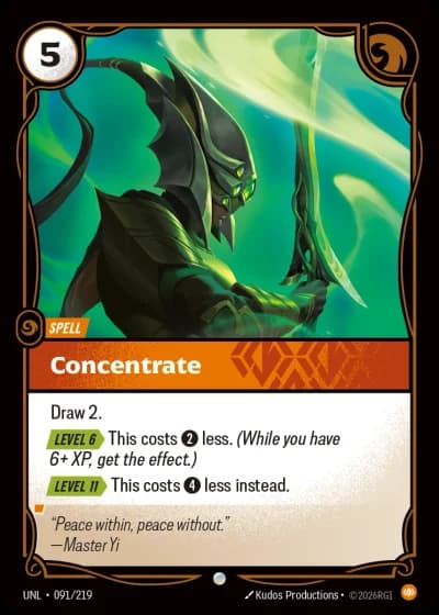 Concentrate #091/308 — Unleashed