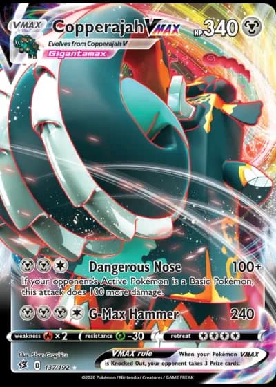 Copperajah VMAX #137/192 — Rebel Clash