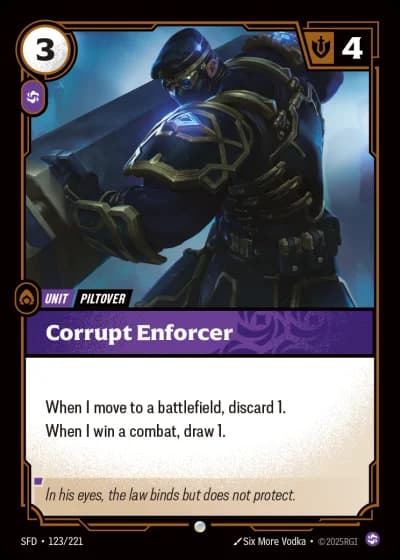 Corrupt Enforcer #123/303 — Spiritforged