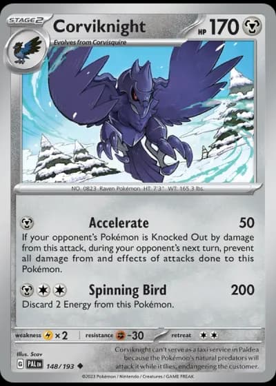 Corviknight #148/193 — Paldea Evolved