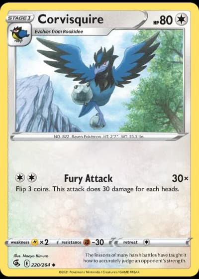 Corvisquire #220/264 — Fusion Strike