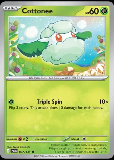 Cottonee #007/131 — Prismatic Evolutions