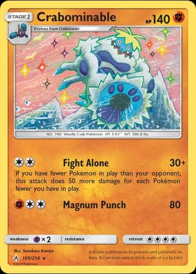 Crabominable #105/214 — Unbroken Bonds