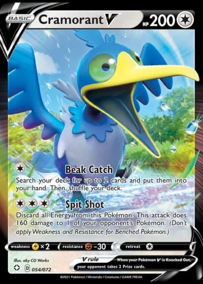 Cramorant V #54/72 — Shining Fates