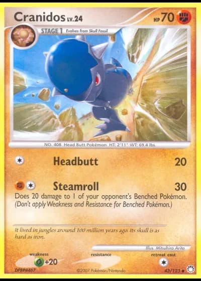 Cranidos #43/123 — Tesori Misteriosi