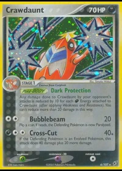 Crawdaunt #6/107 — Deoxys