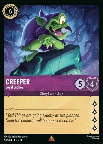 Creeper - Loyal Lackey #50/204 — Whispers in the Well