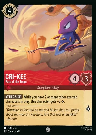 Cri-Kee - Part of the Team #131/204 — Reign of Jafar