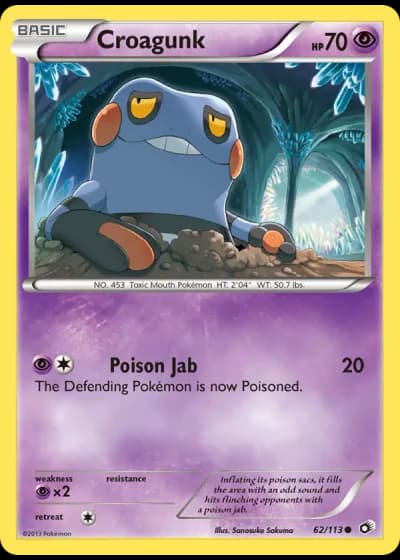 Croagunk #62/113 — Legendary Treasures