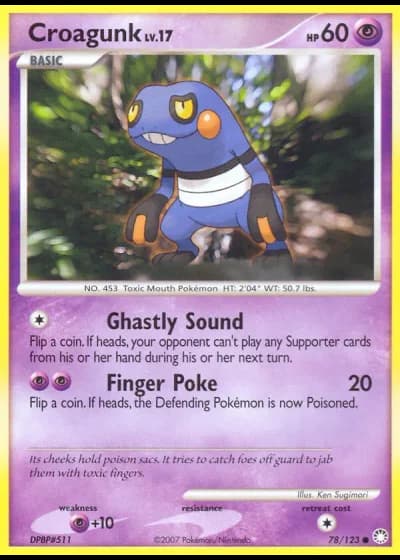 Croagunk #78/123 — Tesori Misteriosi