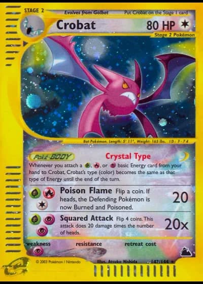 Crobat #147/144 — Skyridge