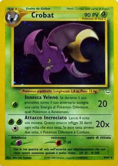 Crobat #4/64 — Neo Revelation