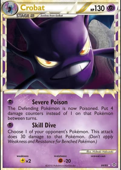 Crobat #84/95 — Unleashed