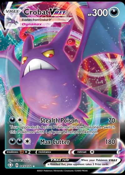 Crobat VMAX #45/72 — Shining Fates