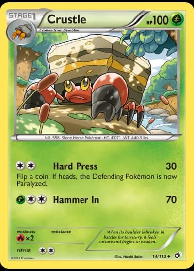 Crustle #14/113 — Legendary Treasures
