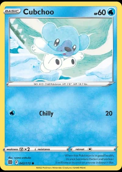 Cubchoo #042/172 — Brilliant Stars