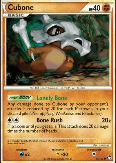 Cubone #60/102 — Triumphant