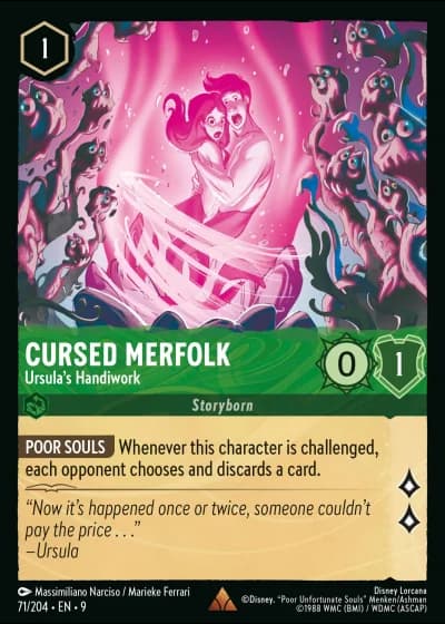 Cursed Merfolk - Ursula's Handiwork #71/204 — Fabled