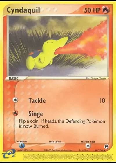 Cyndaquil #59/100 — Sandstorm