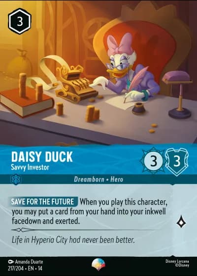 Daisy Duck - Savvy Investor #217/257 — Hyperia City