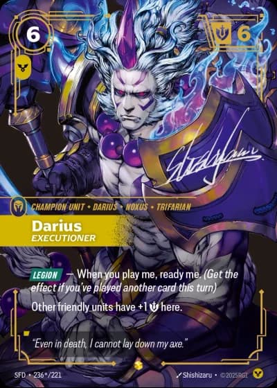 Darius, Executioner #236s/303 — Spiritforged