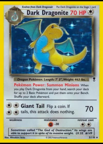 Dark Dragonite #5/110 — Legendary Collection