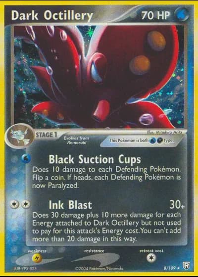 Dark Octillery #8/109 — Team Rocket Returns