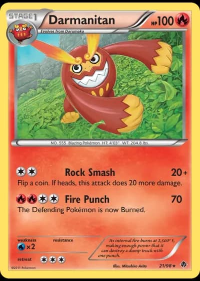 Darmanitan #21/98 — Emerging Powers