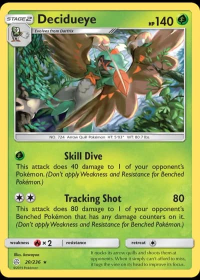 Decidueye #20/236 — Cosmic Eclipse