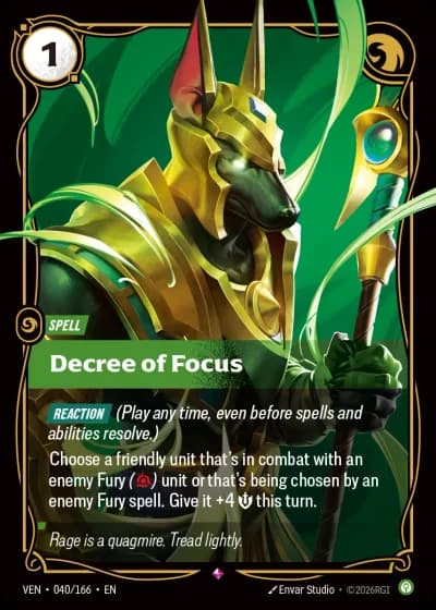 Decree of Focus #040/248 — Vendetta
