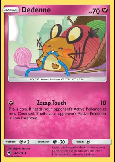 Dedenne #142/214 — Lost Thunder