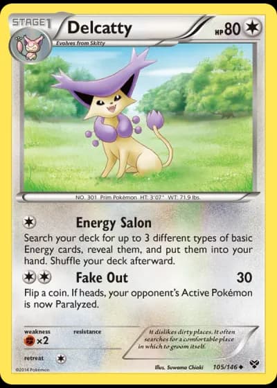 Delcatty #105/146 — XY