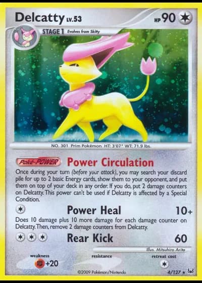 Delcatty #4/127 — Platino