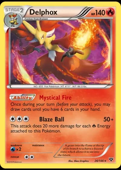 Delphox #26/146 — XY