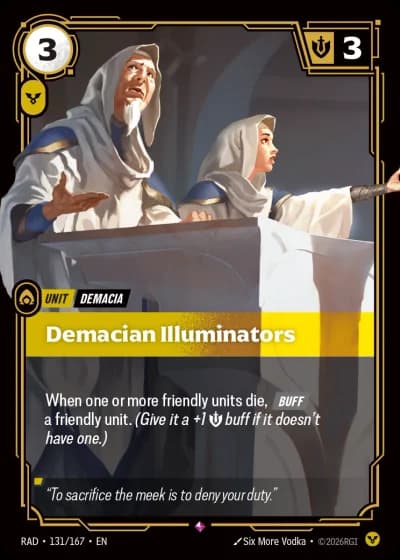 Demacian Illuminators #131/189 — Radiance