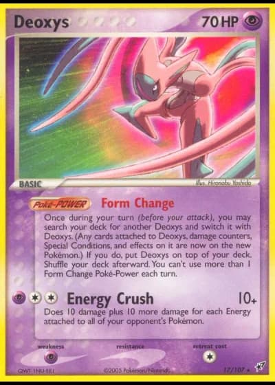 Deoxys #17/107 — Deoxys