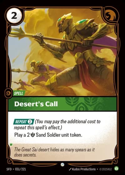 Desert's Call #031/303 — Spiritforged