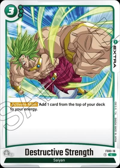Destructive Strength  FS03-016 — Broly (FS03)